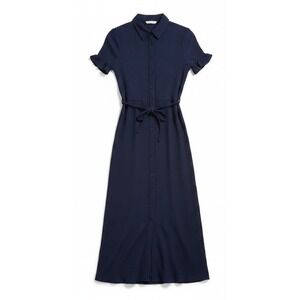 dkny embroidered mesh fit & flare dress Puff Sleeve Fit & Flare Midi Dress | Fit and Flare